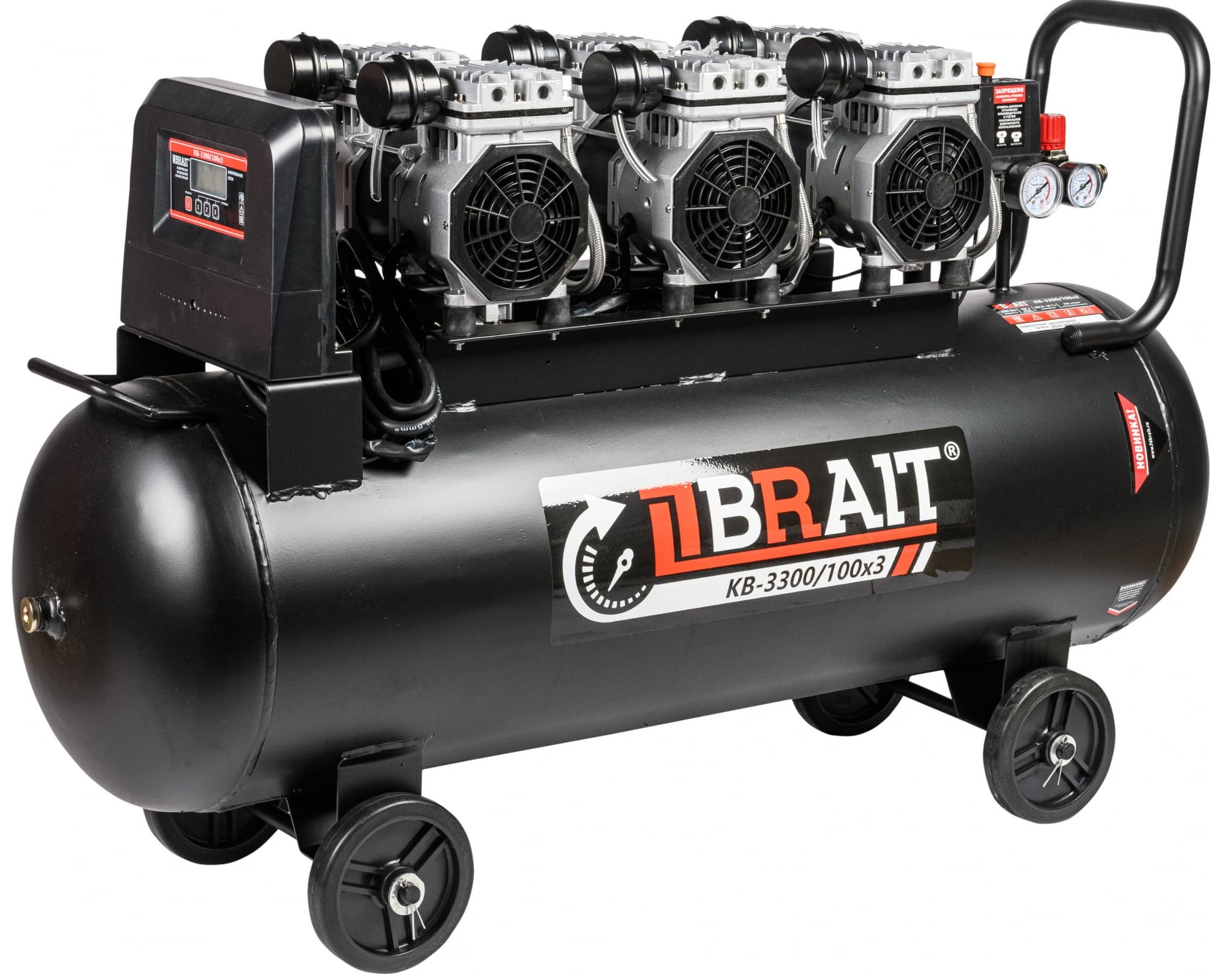 Поршневой компрессор Brait KB-3300/100X3