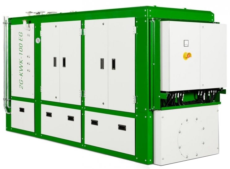 Газовый генератор 2G KWK-140 EG в кожухе