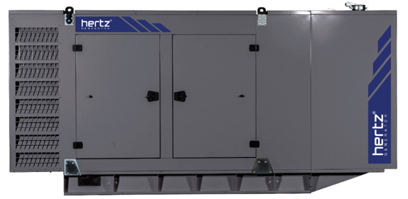 Дизельный генератор Hertz HG 470 DC в кожухе с АВР