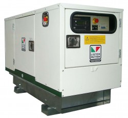 Дизельный генератор Lister Petter LWA 27/LLD 250 3 фазы в кожухе
