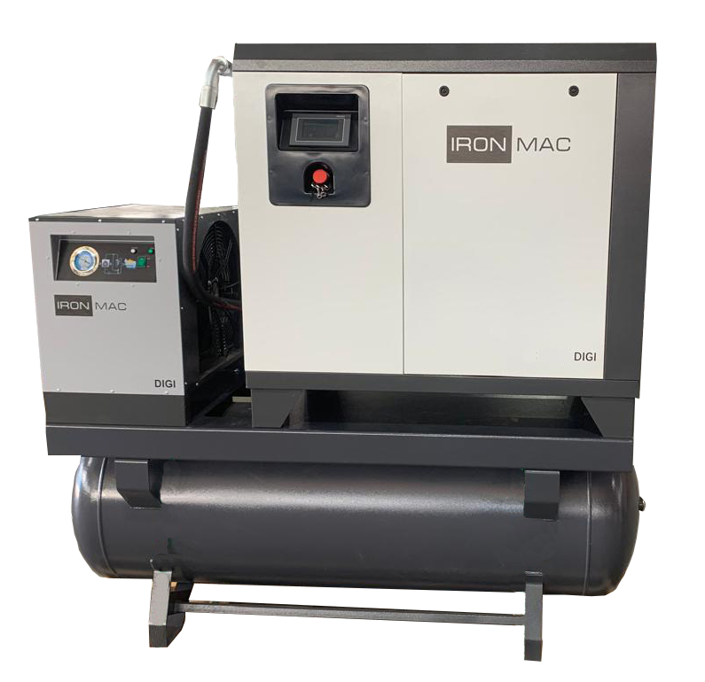 Винтовой компрессор IRONMAC IC 15/8 DIGI WiFi DF 500L