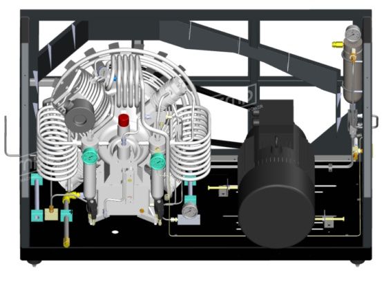 Компрессор для дыхания GMP MCH-C-350/300 (ГОСТ Р 53263-2019)