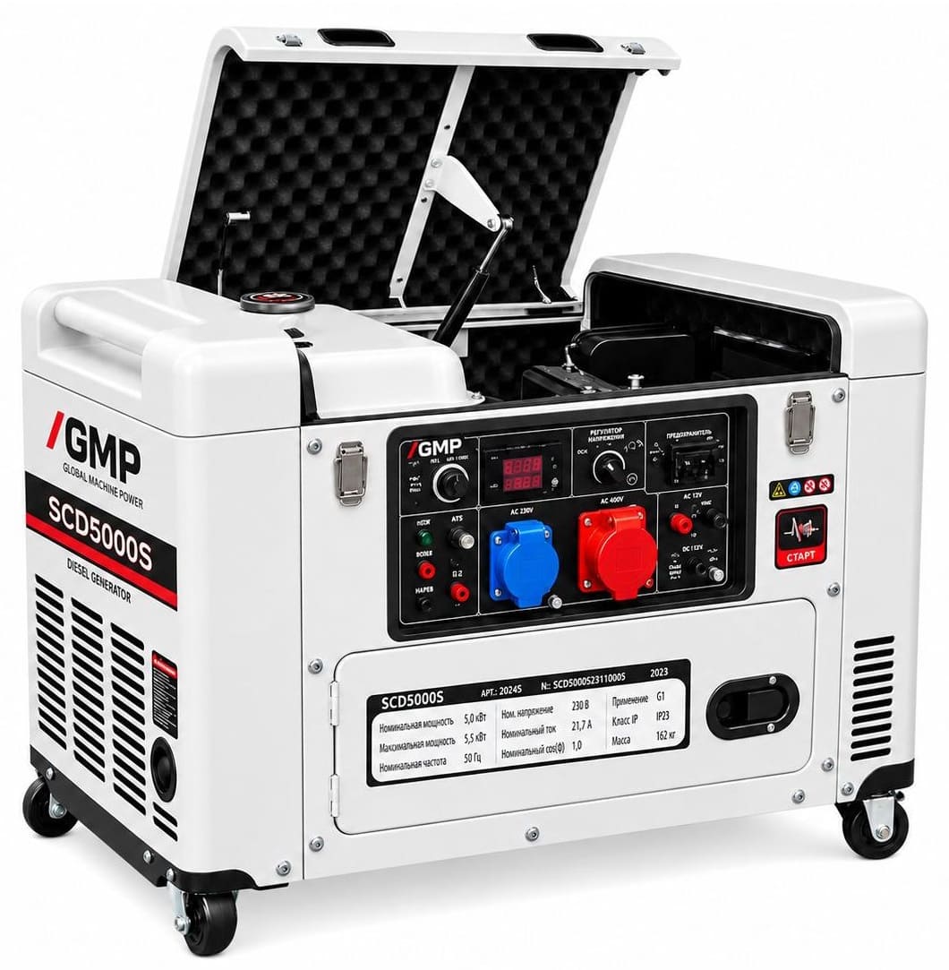 Дизельный генератор GMP SCD5000S
