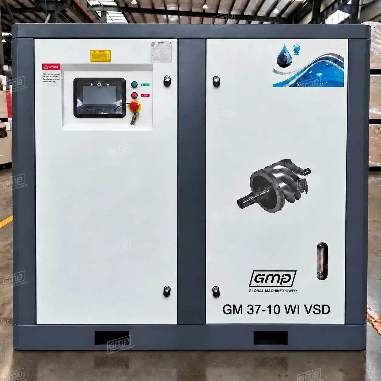 Безмасляный компрессор GMP GM 37-10 WI VSD