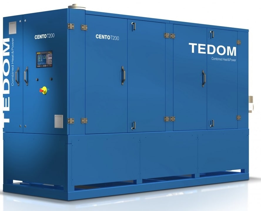 Газовый генератор Tedom Quanto D2000 в кожухе