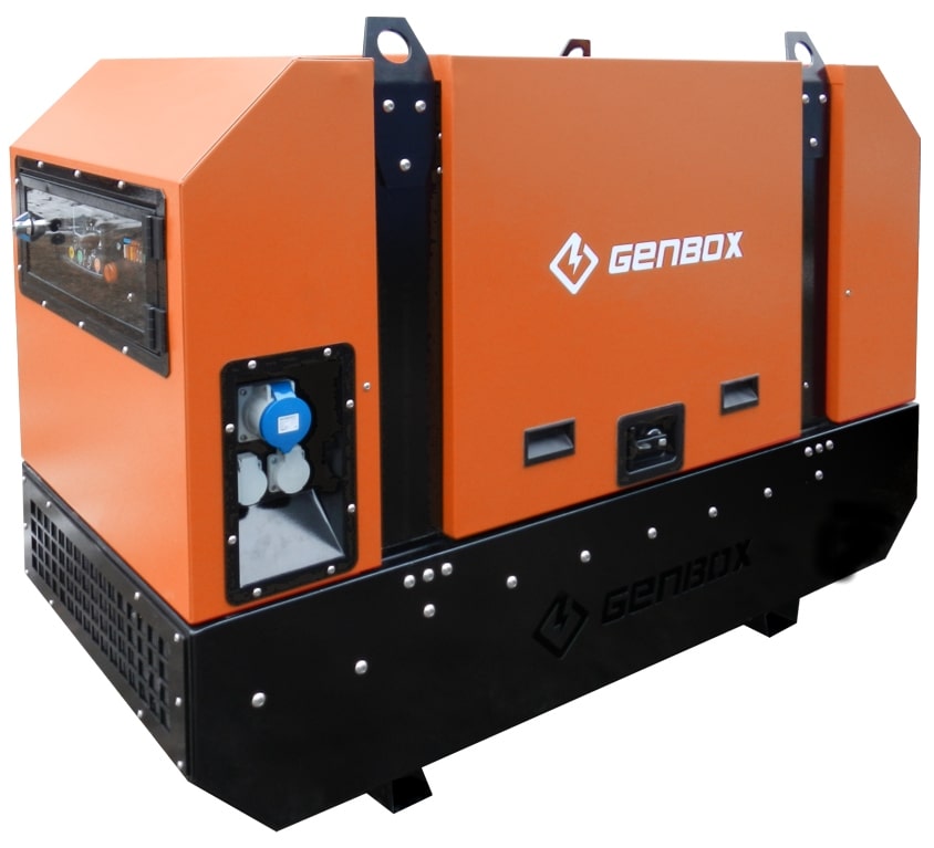 Дизельный генератор GENBOX JD24 в кожухе