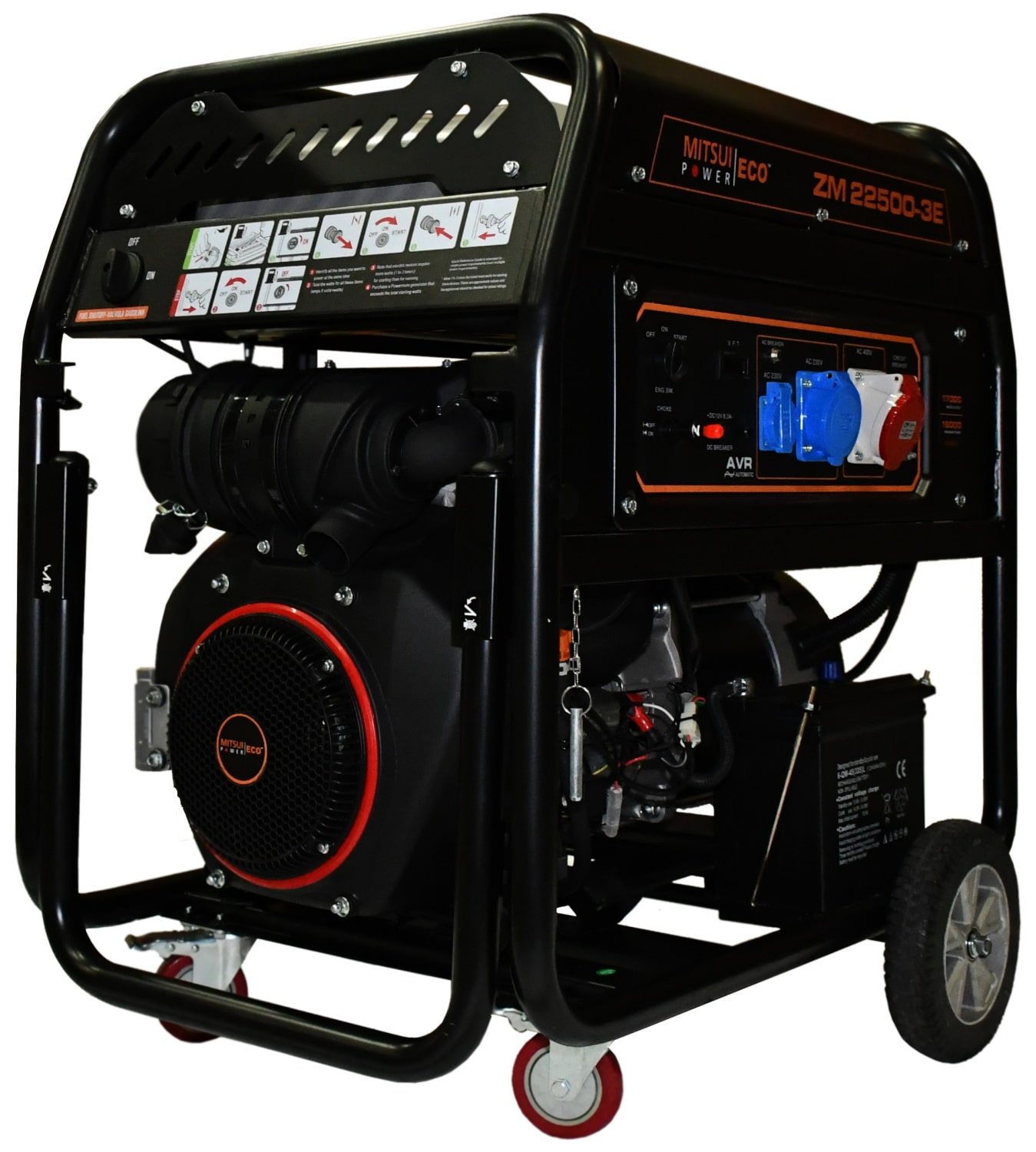 Бензиновый генератор Mitsui Power ZM 22500 E-3 с АВР