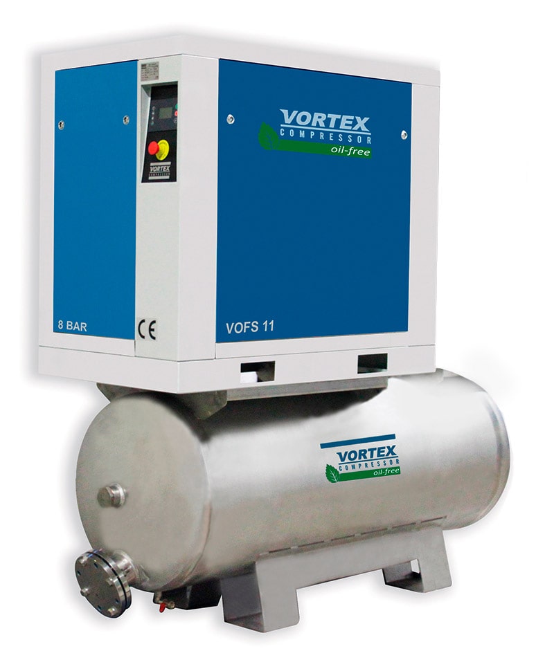 Винтовой компрессор Vortex VOFS T 11 8 бар