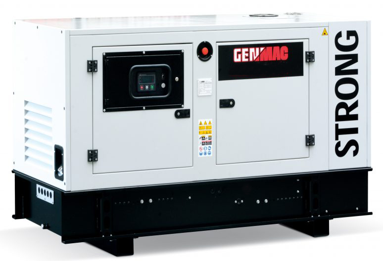Дизельный генератор Genmac G40JS в кожухе с АВР