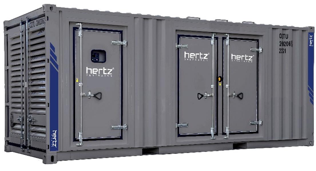 Дизельный генератор Hertz HG 1900 BC в кожухе