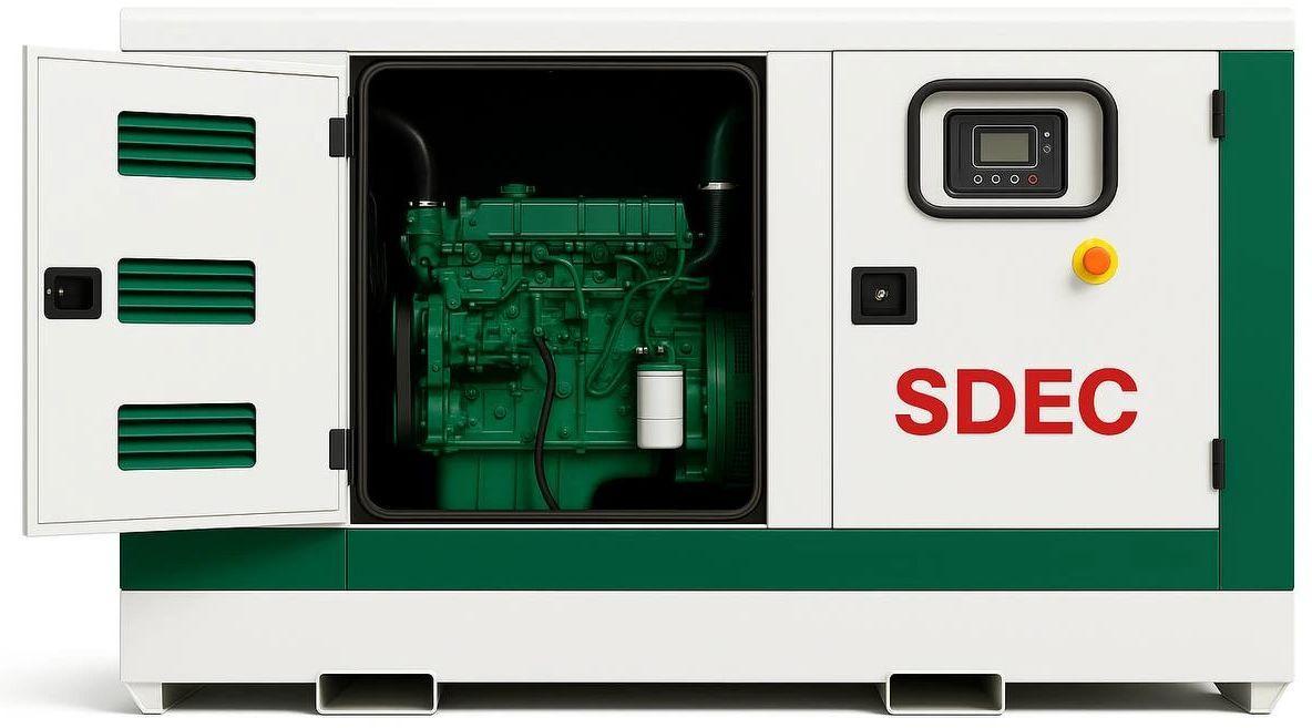 Дизельный генератор SDEC GMP 248SD в кожухе