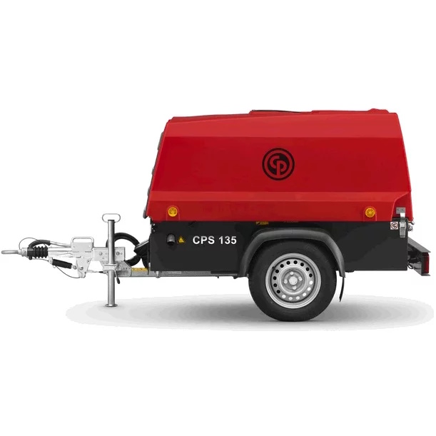 Дизельный компрессор Chicago Pneumatic CPS 90G с генератором на шасси