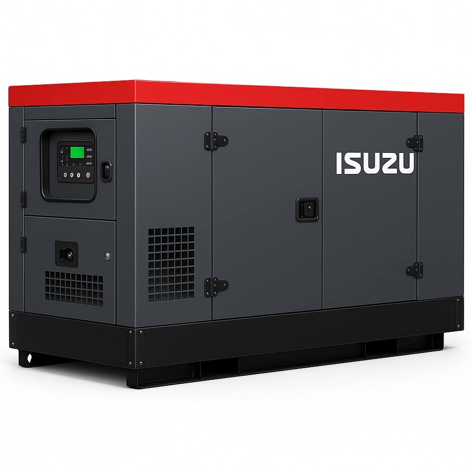 Дизельный генератор Isuzu GMP 33IA в кожухе