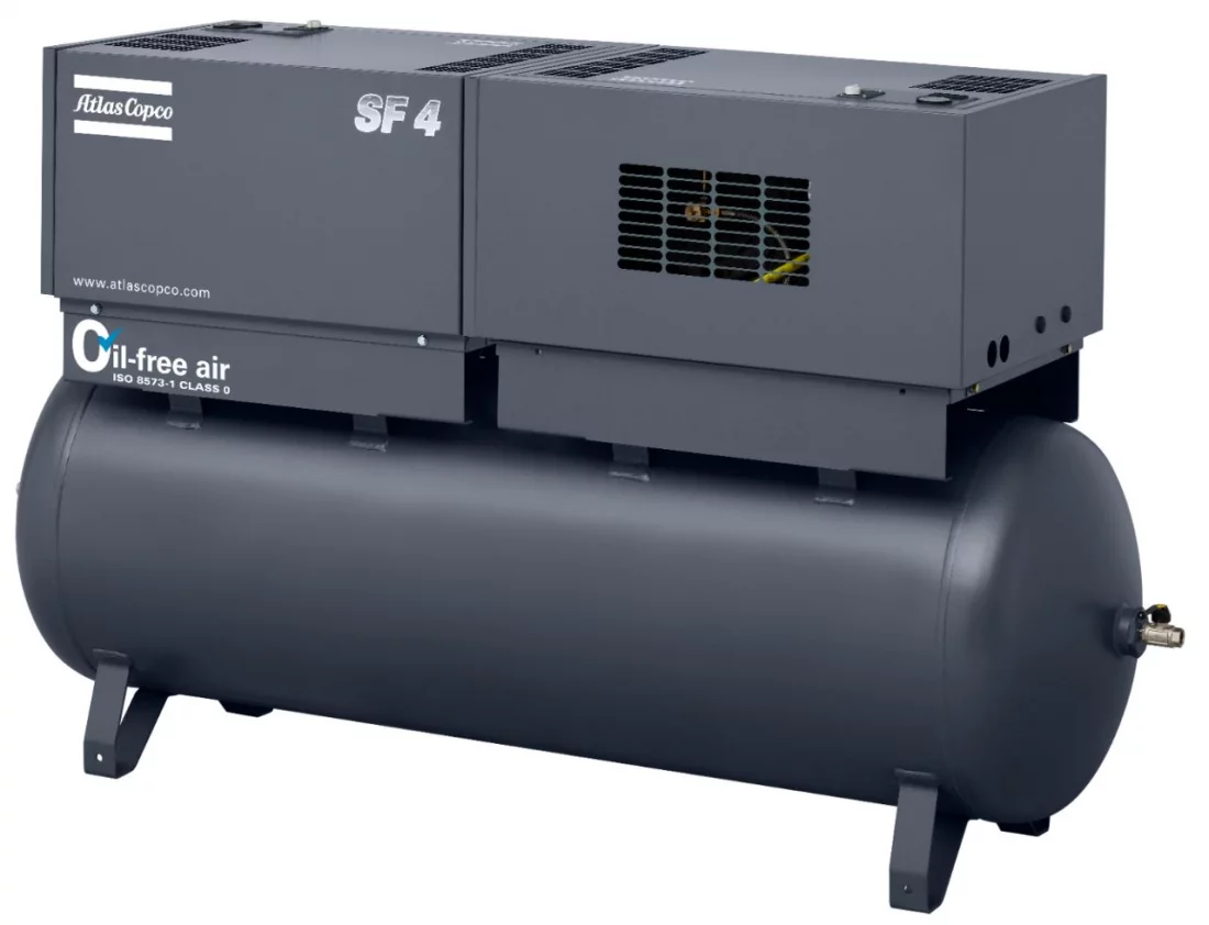 Спиральный компрессор Atlas Copco SF8 8P SKID TWIN (500l)