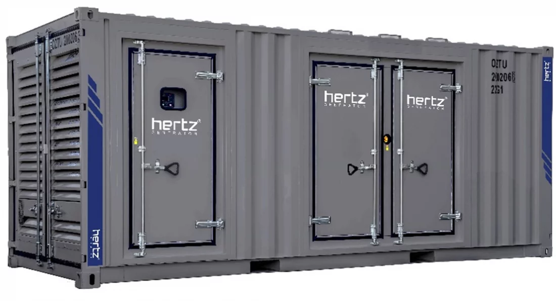 Дизельный генератор Hertz HG 1275 BC в кожухе