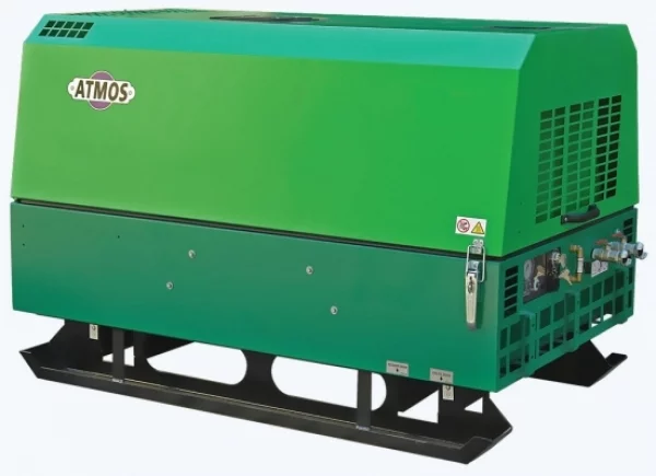 Дизельный компрессор Atmos PDP 65 12 на салазках