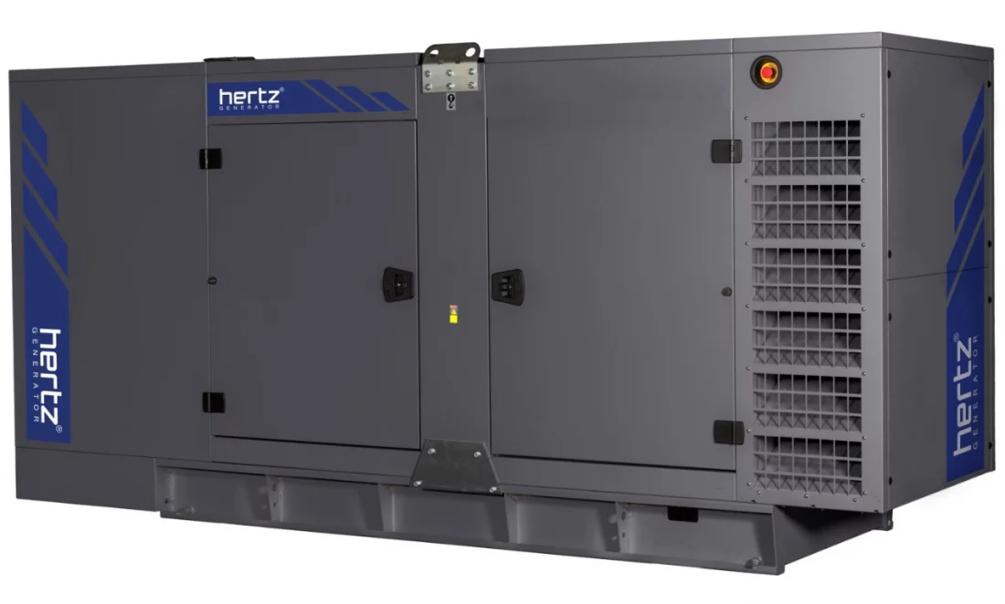 Дизельный генератор Hertz HG 275 DL в кожухе