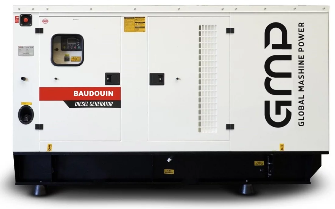 Дизельный генератор Baudouin GMP 165BM в кожухе