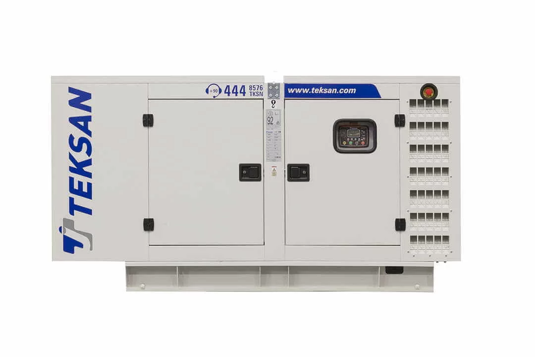 Дизельный генератор Teksan TJ110PE в кожухе