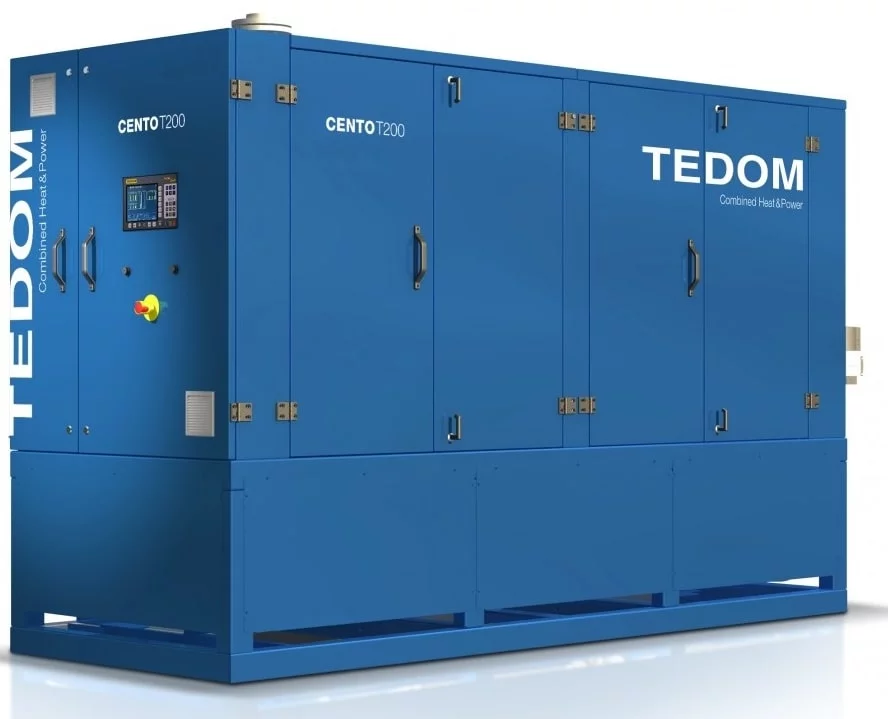 Газовый генератор Tedom Cento T120 в кожухе