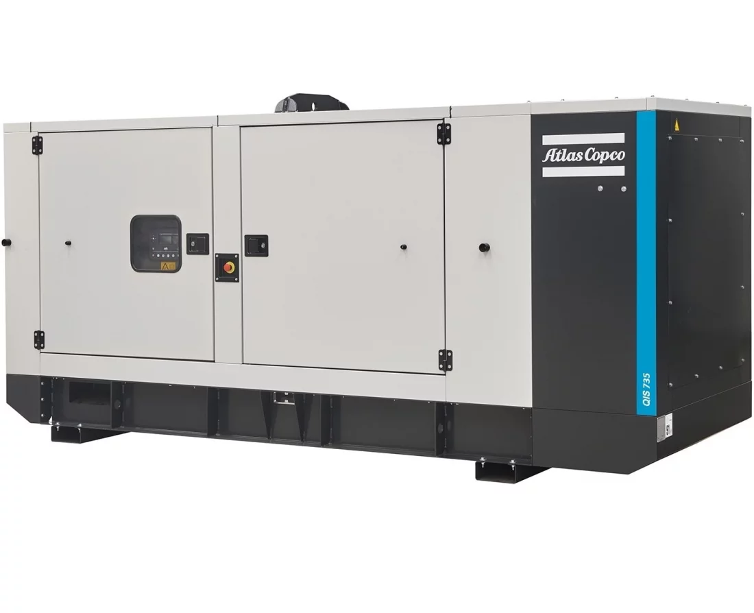 Дизельный генератор Atlas Copco QIS 735 в кожухе