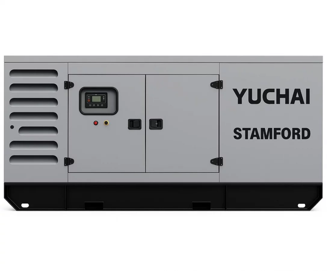 Дизельный генератор Yuchai GMP AY550 в кожухе