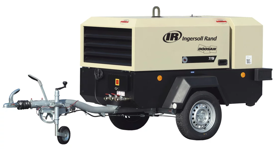 Дизельный компрессор Doosan 7/51E