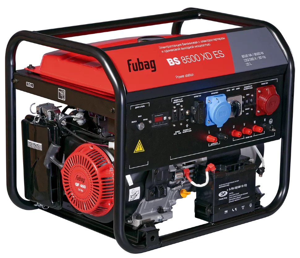 Бензиновый генератор Fubag BS 8500 XD ES 1