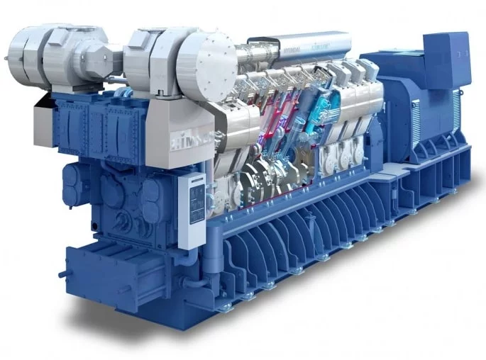 Газодизельный генератор Hyundai HiMSEN 6H35DF