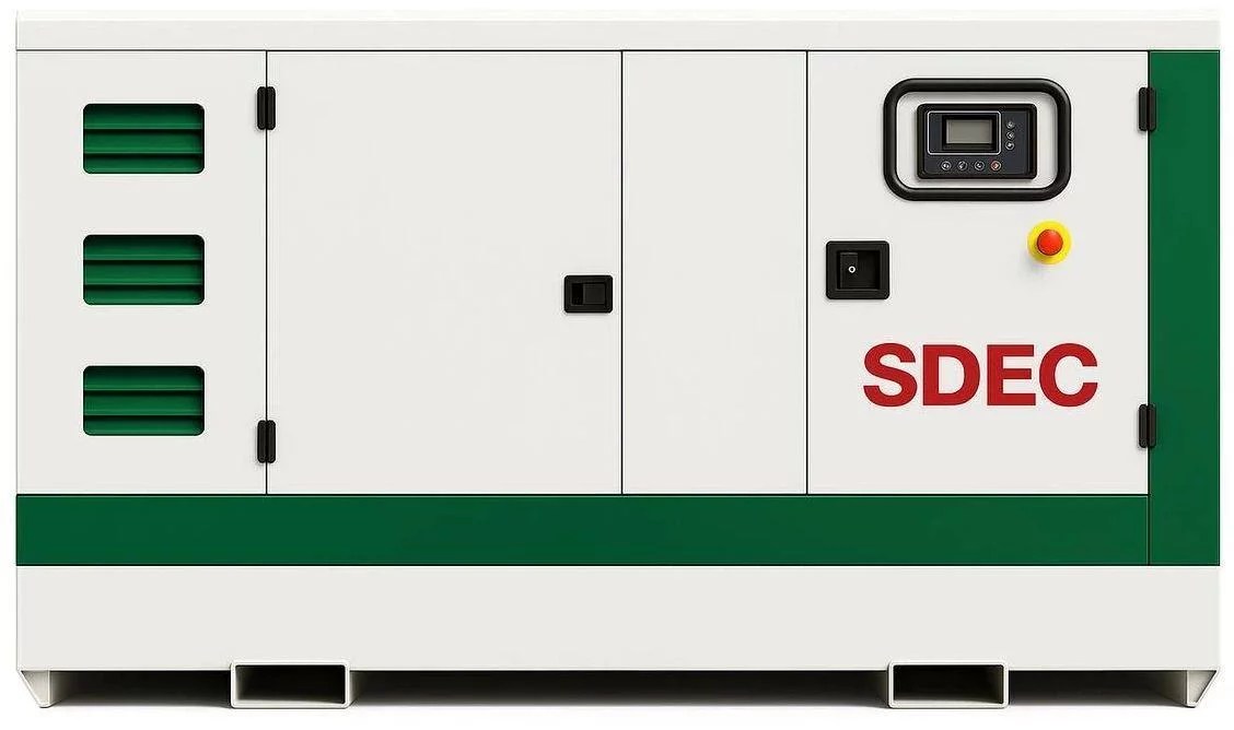 Дизельный генератор SDEC GMP 756SD в кожухе
