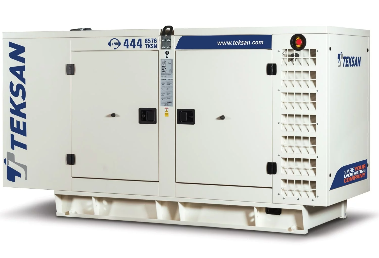 Дизельный генератор Teksan TJ50BD в кожухе