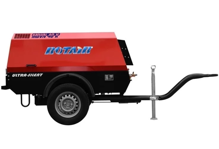 Дизельный компрессор Rotair MDVN 53P-15 на шасси