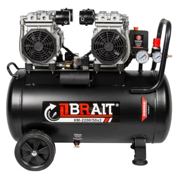 Поршневой компрессор Brait КМ-2200/50х2