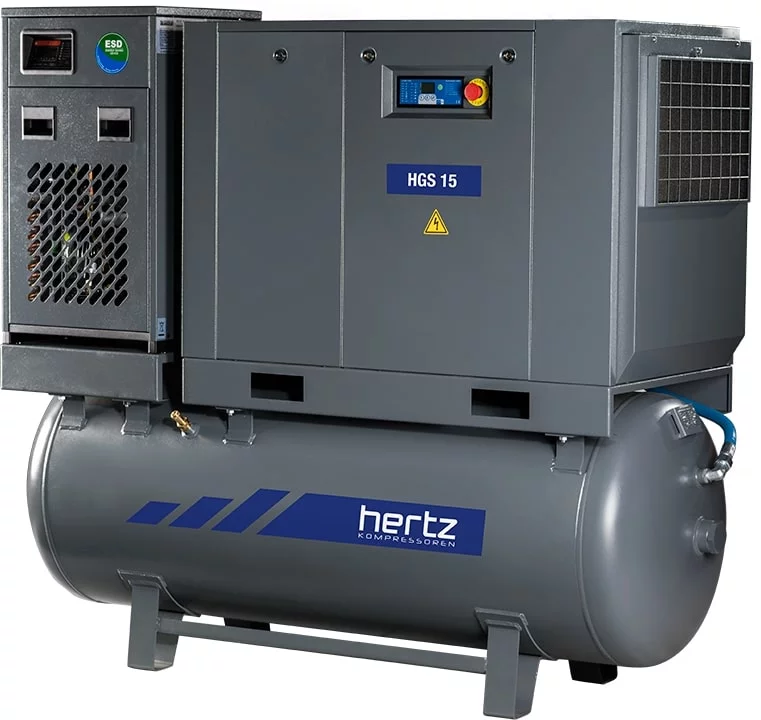 Винтовой компрессор Hertz HGS 11-7,5 500 Compact