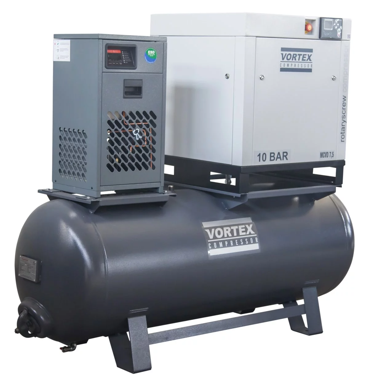Винтовой компрессор Vortex MCVD 4/200L 7.5 бар