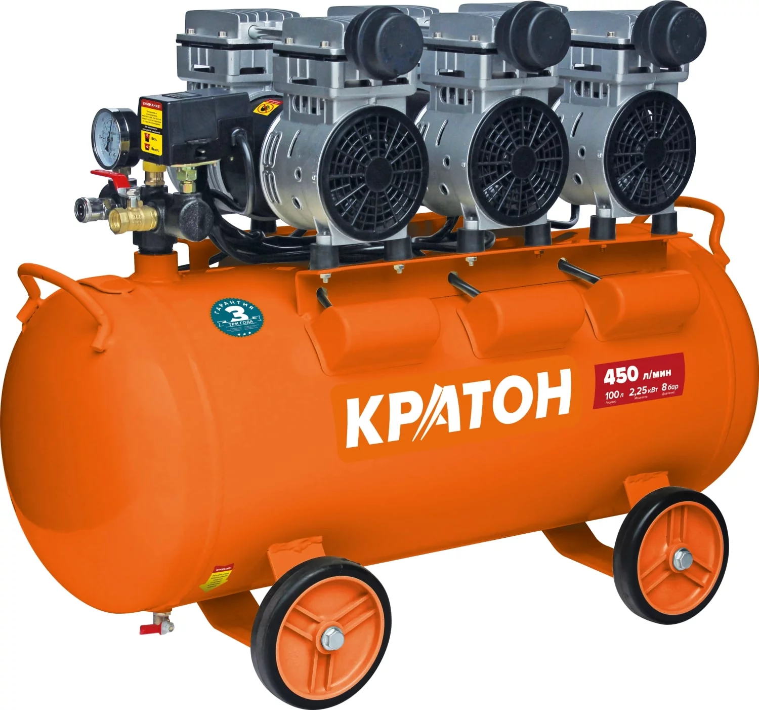 Поршневой компрессор Кратон AC-450-100-OFS