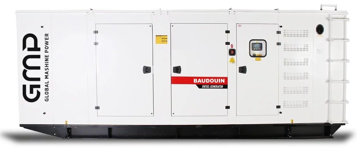 Дизельный генератор Baudouin GMP 900BM в кожухе
