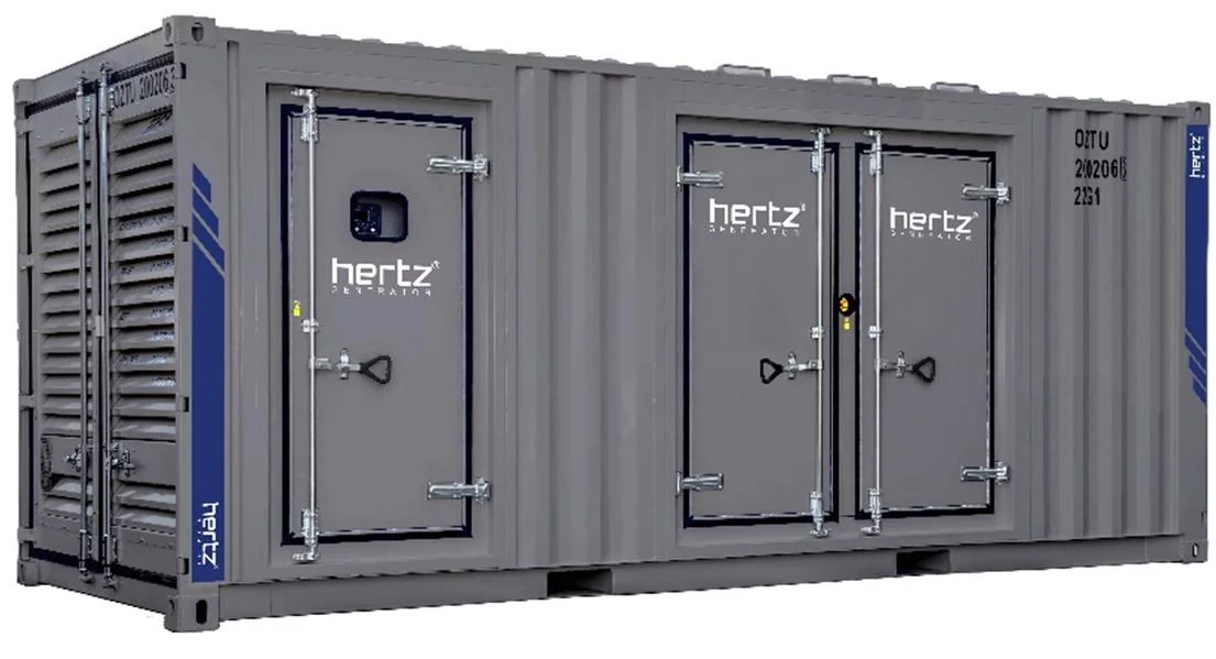 Дизельный генератор Hertz HG 1520 BC в кожухе с АВР