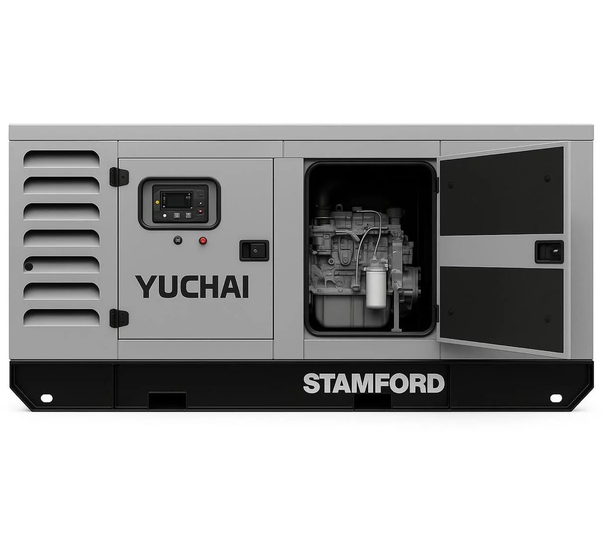 Дизельный генератор Yuchai GMP AY193 в кожухе