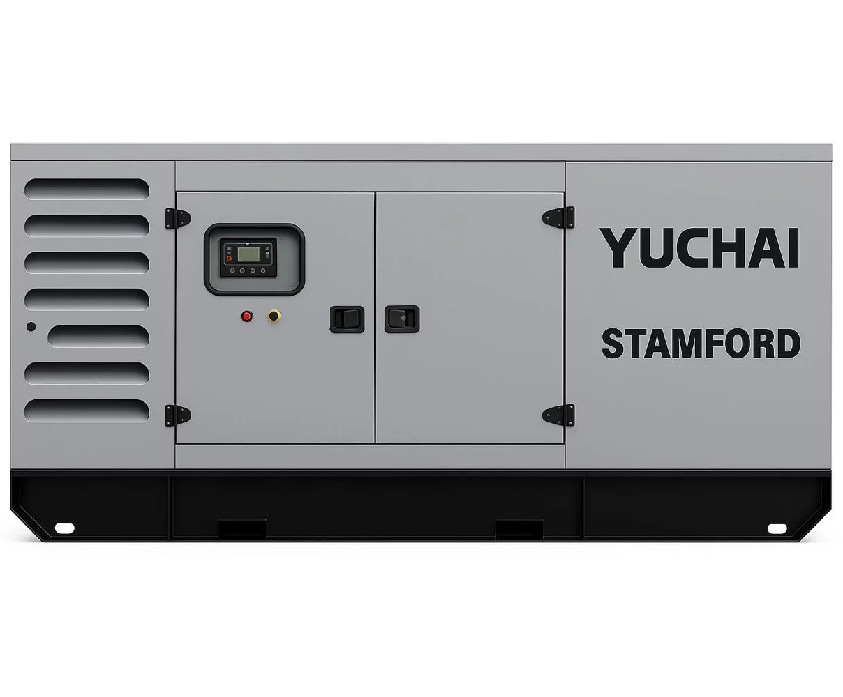 Дизельный генератор Yuchai GMP AY550 в кожухе