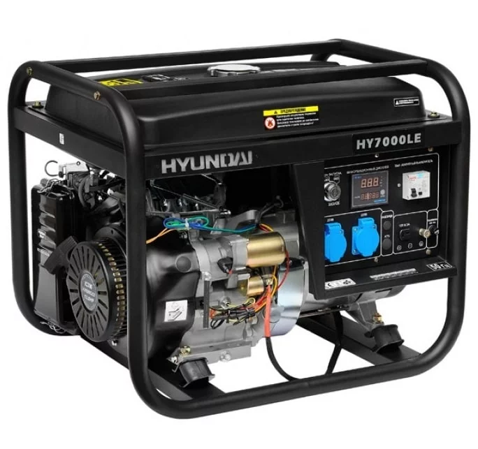 Бензиновый генератор Hyundai HY 7000LE с АВР