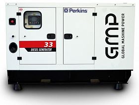 Дизельный генератор Perkins GMP 50PM в кожухе — фото 4