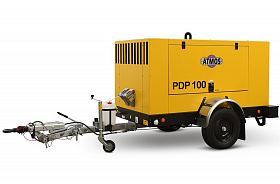 Дизельный компрессор Atmos PDP 100 фикс без тормоза — фото 3