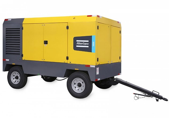 Дизельный компрессор Atlas Copco V 900 на шасси