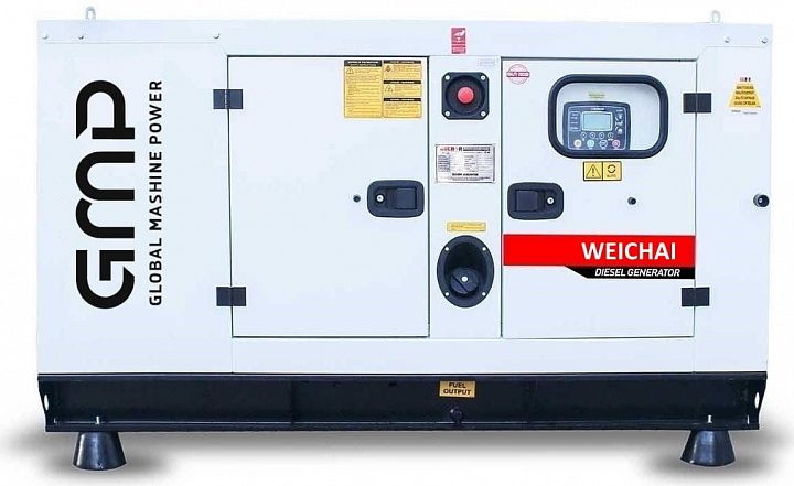 Дизельный генератор Weichai GMP 22WA в кожухе