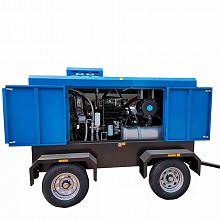 Дизельный компрессор LIUTECH LUY150-15B на шасси — фото 2