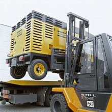 Дизельный компрессор Atlas Copco XAHS 447 CD на шасси — фото 7