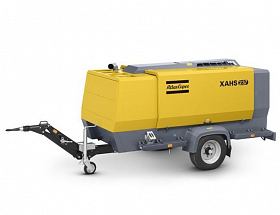 Дизельный компрессор Atlas Copco XAHS 237 DD на шасси — фото 1