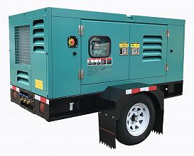 Дизельный компрессор GMP PDC428CC-T (на шасси с влагоотделителем) — фото 1