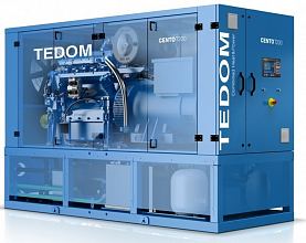 Газовый генератор Tedom Cento T200 в кожухе — фото 2